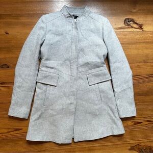 Zara Gray Wool Blend Women's Coat